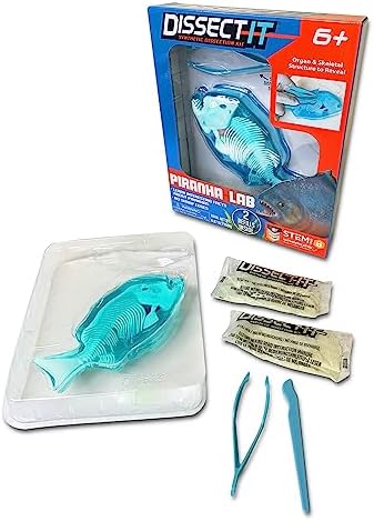 Dissect-It, Piranha Dissection Kit, STEM Toys for Kids, Ages 6+ by TopSecretToys