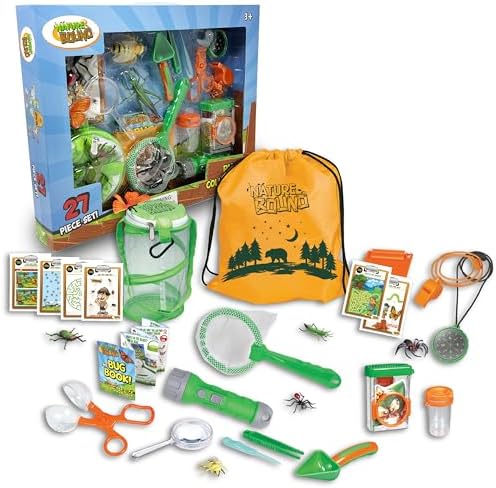 Nature Bound Ultimate Bug Hunter Kit: 27-Piece Insect Collecting Set for Kids – Outdoor Adventure, Catching & Learning Toy by NatureBoundToys