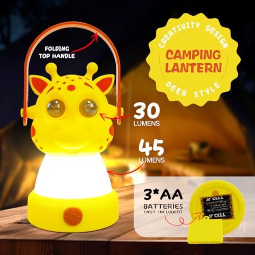 Let's Explore LED Camping Lantern & Headlamp, Battery Powered Night Light, Gift for Birthday, Lightweight Tent Lamp for Children (Deer Set) Age 6+ 8 9 10 11 12 13 14 - Image 3