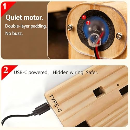 3D Wooden Marble Run Puzzle - Electric Kit for Adults, STEM Gift - Image 5