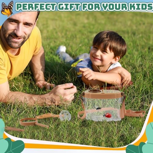 36 Pcs Bug Catcher for Kids, Outdoor Insect Explorer Kit, Beige - Image 4