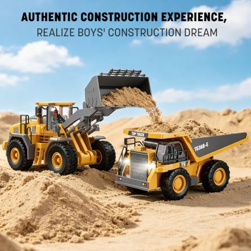 KIDMARKT Metal RC Wheel Loader Toy - Image 6