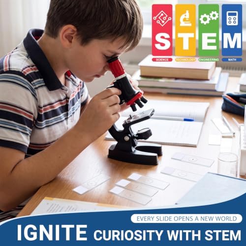 Tellegloww 60 Pcs Prepared Microscope Slides with Specimens for Kids - Image 6