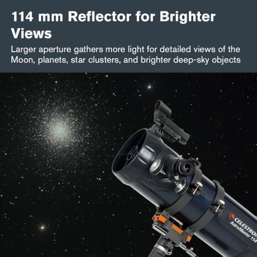 Celestron AstroMaster 114EQ Telescope for Family Stargazing - Image 6