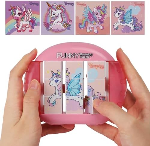 Rotating Puzzle for Toddlers Kids 3+, Travel Essentials Toys by Fullware