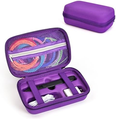 Hard Case Compatible with MYNT3D Super/Professional Printing 3D Pen, Purple by Jaffzora