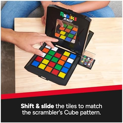 Rubik's Race Fast-Paced Strategy Board Game & Brain Teaser Fidget Toy - Image 3