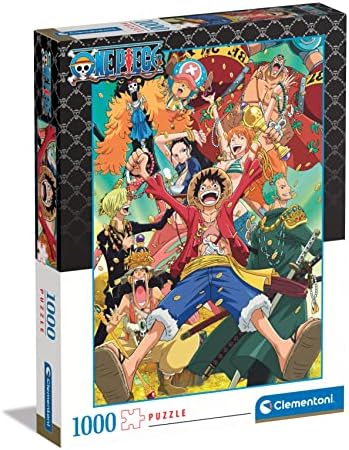 Clementoni - 39726 - Puzzle Anime One Piece - Jigsaw Puzzle 1000 Pieces, Jigsaw Puzzle for Adults - Made in Italy by Clementoni