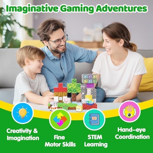 Magnetic Blocks, 150PCS Toys Building Cube Birthday Gifts for Kids - Image 6