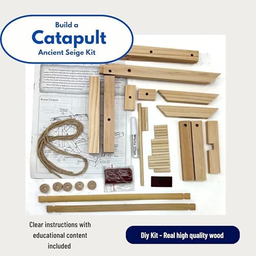 Pathfinders Stem Kits Roman Catapult STEM Educational Wooden Kit - Image 2
