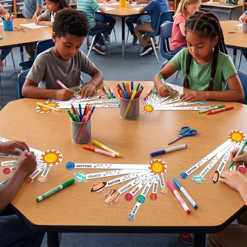 Glenmal 36 Set Solar System Model Kit Kids DIY Space Art Crafts, Blank - Image 5