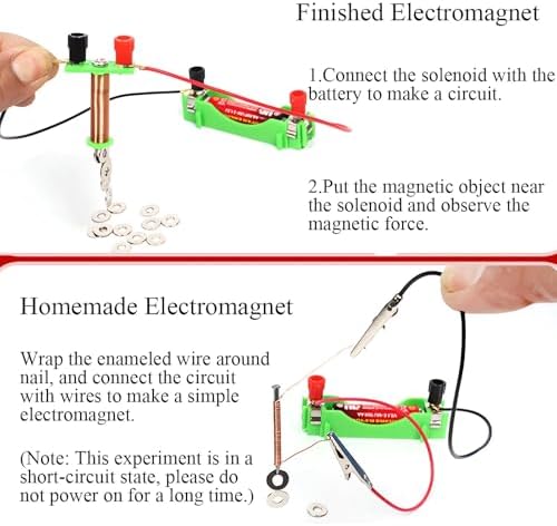 Magnetic Science Kit Physics Electromagnet Experiment Lab Magnets for Kids - Image 5