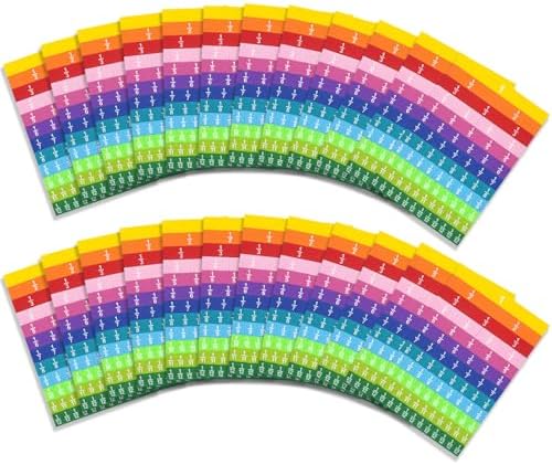 24 Sets Sayglosy Fraction Tile Manipulative for Math Classroom, Muted Color by Sayglossy