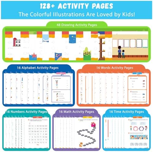Magic Grooved Writing Practice, 8 Reusable Handwriting Books for Kids 3-8 - Image 3