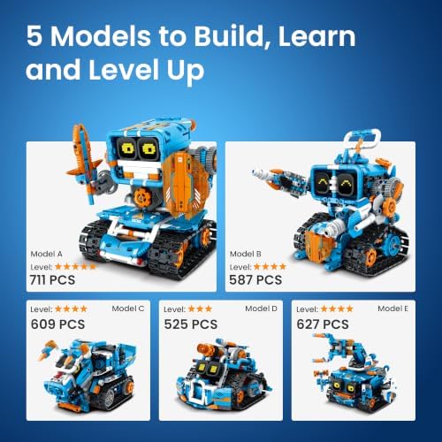 Sillbird Building Robot Kit with Remote Control STEM Gifts for Kids 8-12 - Image 6