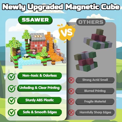 Magnetic Blocks, 150PCS Light Up Building Cube Toys Gifts for Kids - Image 4
