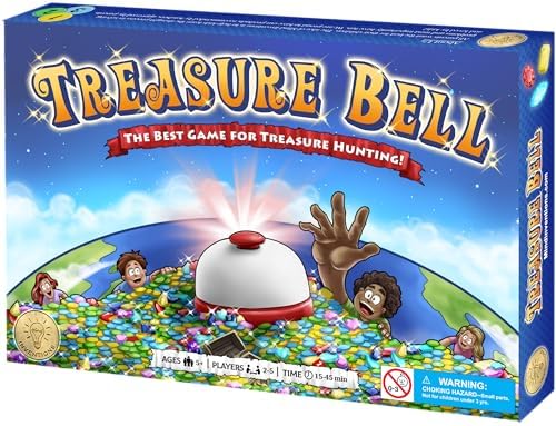 Mind Inventions Treasure Bell | Best Math Game for Kids | Ages 5+ | 2-5 Players | 15-45min Playtime by MindInventions