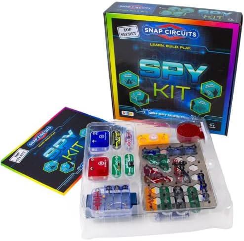 Snap Circuits® Spy Kit | 25+ Activities | STEM Educational Toy for Kids 7 + by SnapCircuits