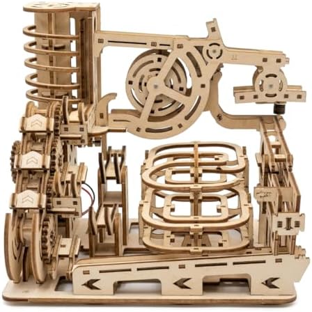 Adult 3D Wooden Marble Spiral Track Puzzle Set by hnyzlstPuzzle