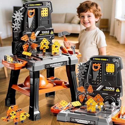 Kids Tool Toy Playset with Electronic Drill Sound for Aged 3-8 - Image 3