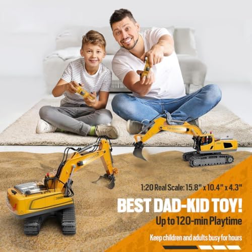 KIDMARKT Remote Control Excavator Toy for Boys - Image 3