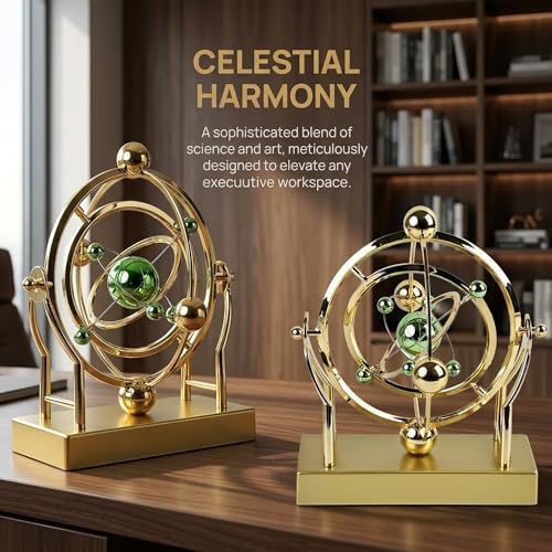 Cosmic Perpetual Motion Machine Energy，Battery Operated Plastic Physics Toys for Office DeskPerpetual MotionPerpetual Desk ToyOffice Accessories - Image 3