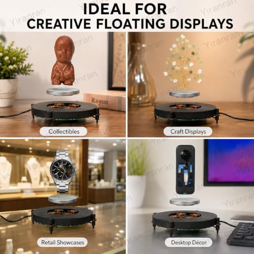 Magnetic Levitation Module Kit, Magnetic Levitation Display Stand, 500g/1000g Load Floating Display Core, 50mm Magnetic Disc, 25–30mm Floating Height, for Collectibles, Models 1kg - Image 7