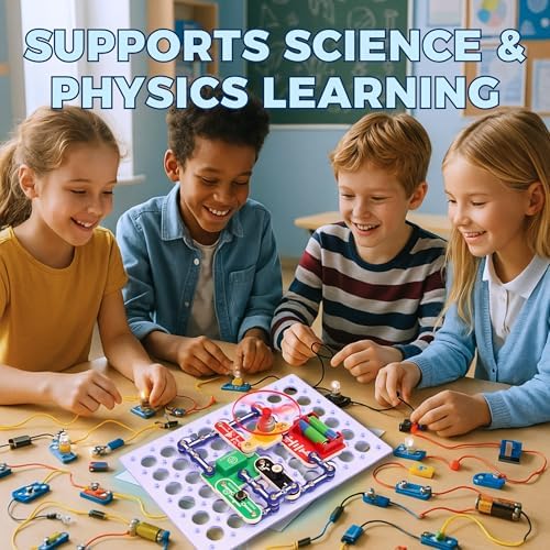 OnBots 300 STEM Electronics Kit | for Kids Age 8 + | Build 300 Science Projects to Learn Circuits & Engineering | 60 Parts & Full Colour Manual | Perfect Christmas and Birthday Gift for Boys & Girls - Image 7