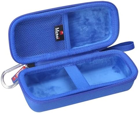 Mchoi 3Doodler Start+ Case, Hard Shell Travel Organizer for 3D Printing Pen Essentials, Shockproof EVA Pouch with Mesh Pocket & Wrist Strap, Case Only (Blue) - Image 3