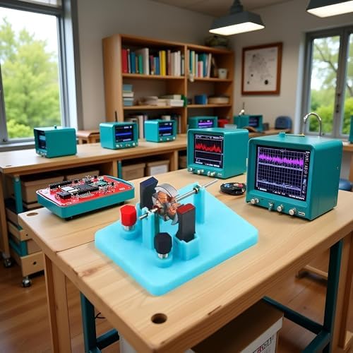 1Pc Blue DIY DC Simple Electrical Motor Assemble KIT,Small in Size and Light in Weight,STEM Science Lab Educational Physics Learning Experiment Ornaments for Electrical Motor,Learning and Education - Image 5