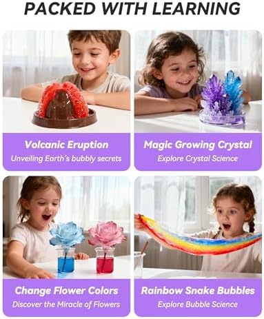 Melican 60+ Science Experiment Kit for Kids Ages 4 5 6 7 8+ - Image 3