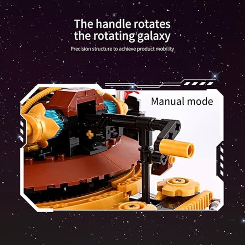 Solar System Building Blocks Set - Rotatable Space Exploration lego Toy, Includes 9 Planets and Rocket Set, Science Astronomy Educational Gift, Suitable for Boys and Girls Aged 8 and Up - Image 6