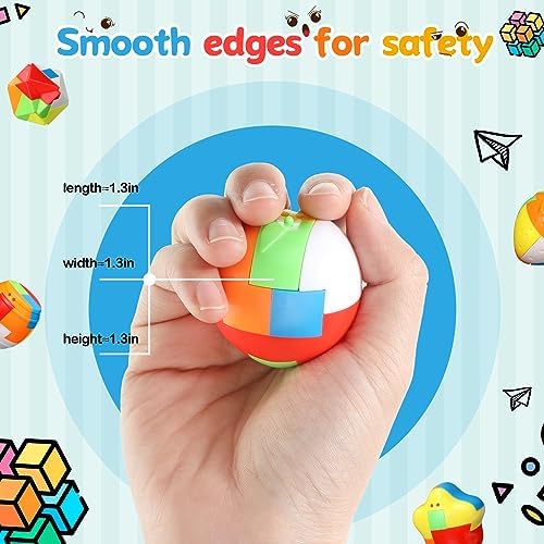 Syhood 24 Pcs Brain Teaser Puzzles for Adults Unlock Interlock Puzzle - Image 3