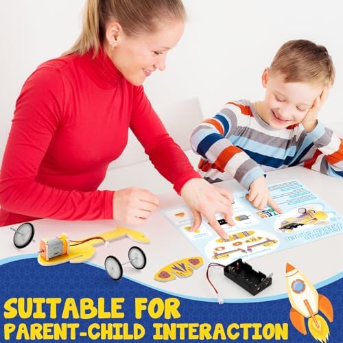 Kasfalci STEM Kits for Kids Age 8-10, STEM Toys for Boys Age 8-12, Science Experiments Robotics Engineering Projects Crafts Robot Building Activities for 6 7 8 9 10 11 12 13 14 Year Old Boys - Image 2