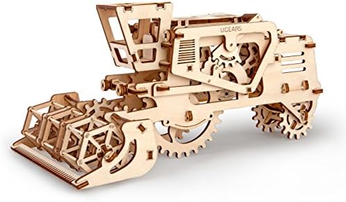 Combine Mechanical Construction Kit by Ugears: Self Propelled Modular Mechanical Model, 3D Wooden Puzzle for Self Assembly Without Glue, Brainteaser for Kids, Teens and Adults by UGEARS-ModelingJoy