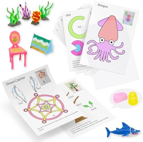 3D Pen Printing Templates, 20 Sheets Printer Drawing Graffiti by Vomika