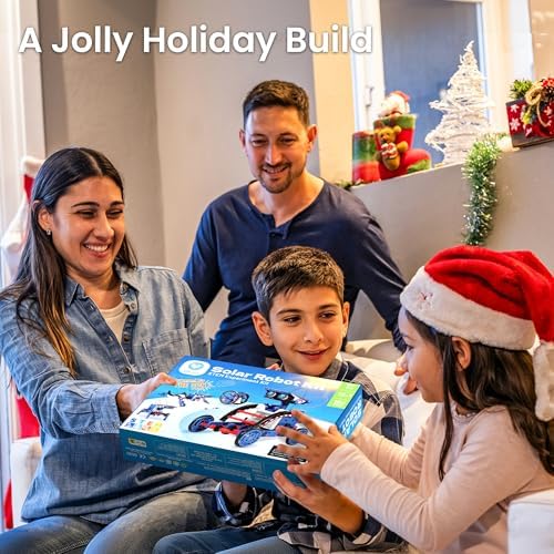 Bundle - 2 Items: Sillbird 12-in-1 Solar Robot Toys & Robot Building Kit with Remote Control, Christmas STEM Robotics Technic Toy for Boys, Birthday Creative Gifts for Kids Ages 8-14 - Image 4