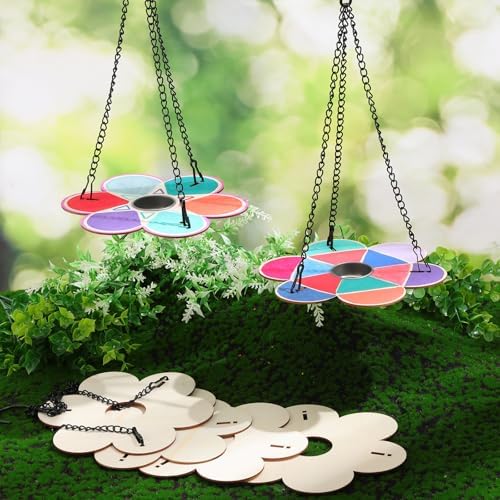 36 Pack Bird Feeder Craft Kits with Metal Chains for Fall, Flower - Image 4