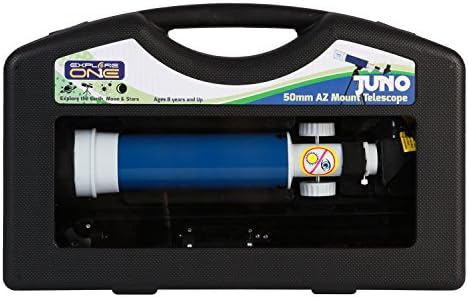 Explore One 50mm Beginner Telescope for Kids with Alt Azimuth Mount Tripod and Included Star Map and Astronomy Software - Image 2