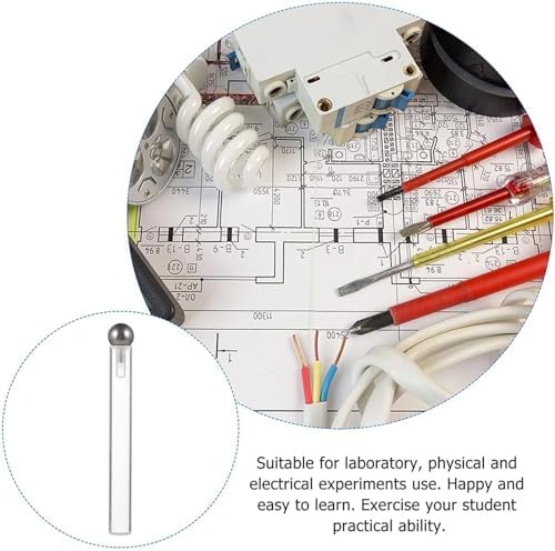 Static Electricity Experiment Ball 2Pcs Electricity Test Balls Plastic Electroscope Balls Physics Experiment Tools Electroscope Ball Physics and Electricity Teaching Aids Professional - Image 2