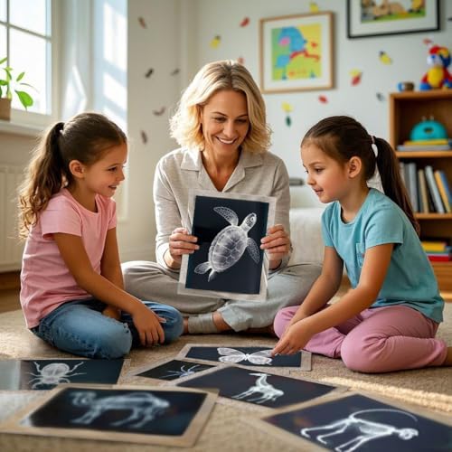 Animal X-ray Educational Set 15 Pieces for Light Table Science Learning - Image 2