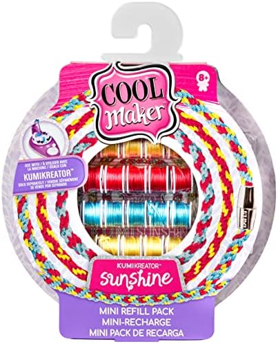 Cool Maker, KumiKreator Sunshine Mini Fashion Pack Refill, Friendship Bracelet Activity Kit by CoolMaker