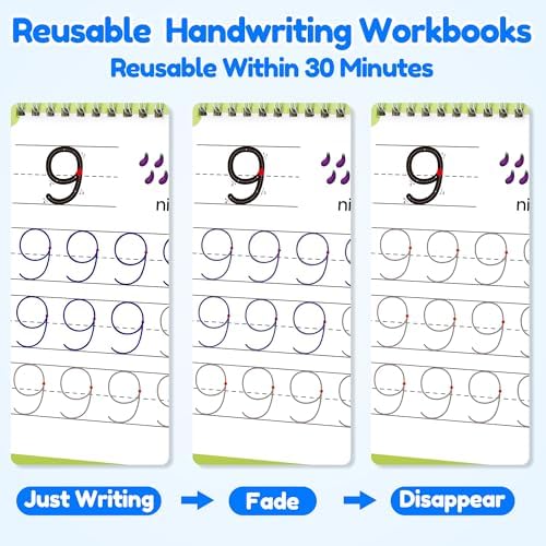 Magic Grooved Writing Practice for Kids 3-8, Grooved Handwriting Workbook - Image 5