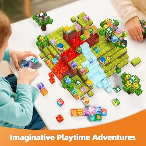 GobiDex 126PCS Magnetic Blocks Playset, Build Dinosaur MagWonder - Image 7