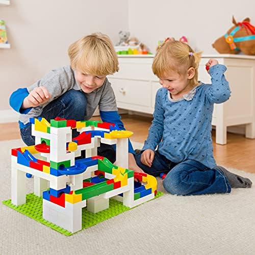 Hubelino Marble Run - 200-Piece Big Building Box - The Original! Made in Germany! - Certified and Award-Winning Marble Run - 100% Compatible with Other Building Sets - Image 4