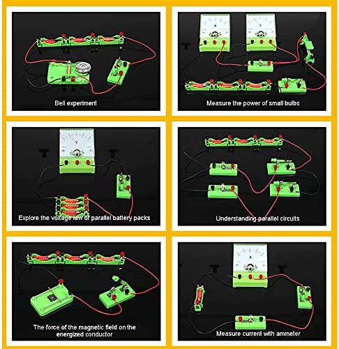 GagalU School Physics Labs Basic Electricity Circuit Learning Starter Kit, Discovery Circuit and Magnetism Experiment Kitsfor Kids Electromagnetism Elementary Electrical - Image 5