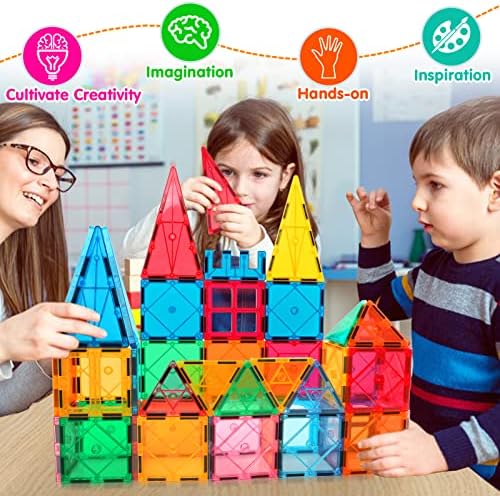 Magnetic Tiles Building Blocks for 3 4 5 6 7 8+ Years Old Boys Girls - Image 3