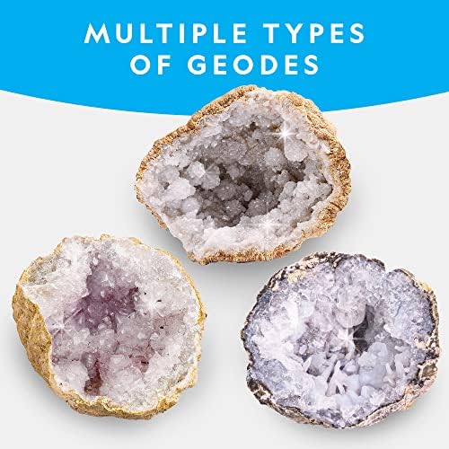 National Geographic Break Open 5 Jumbo Geodes Earth Science Kit for Kids - Image 4
