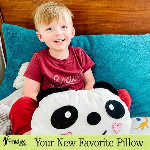 Pinwheel Crafts Beginner Sewing Kit for Kids 8-12 with DIY Panda Pillow - Image 5