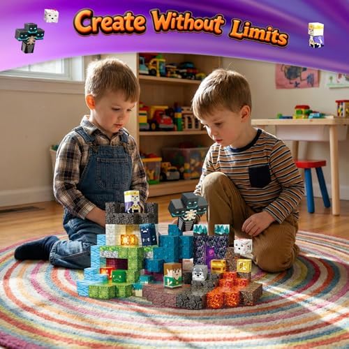 Magnetic Building Blocks STEM Toy Magnet Cubes for Kids 4-12 - Image 3